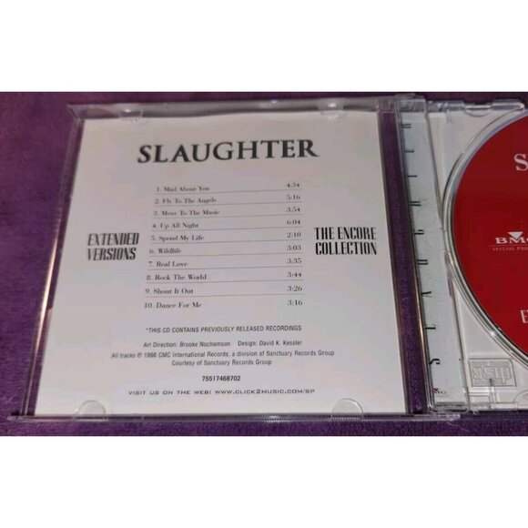 SLAUGHTER - Extended Versions LIVE CD - Picture 5 of 5
